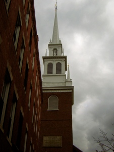 "Then he climbed the tower of the Old North Church…"